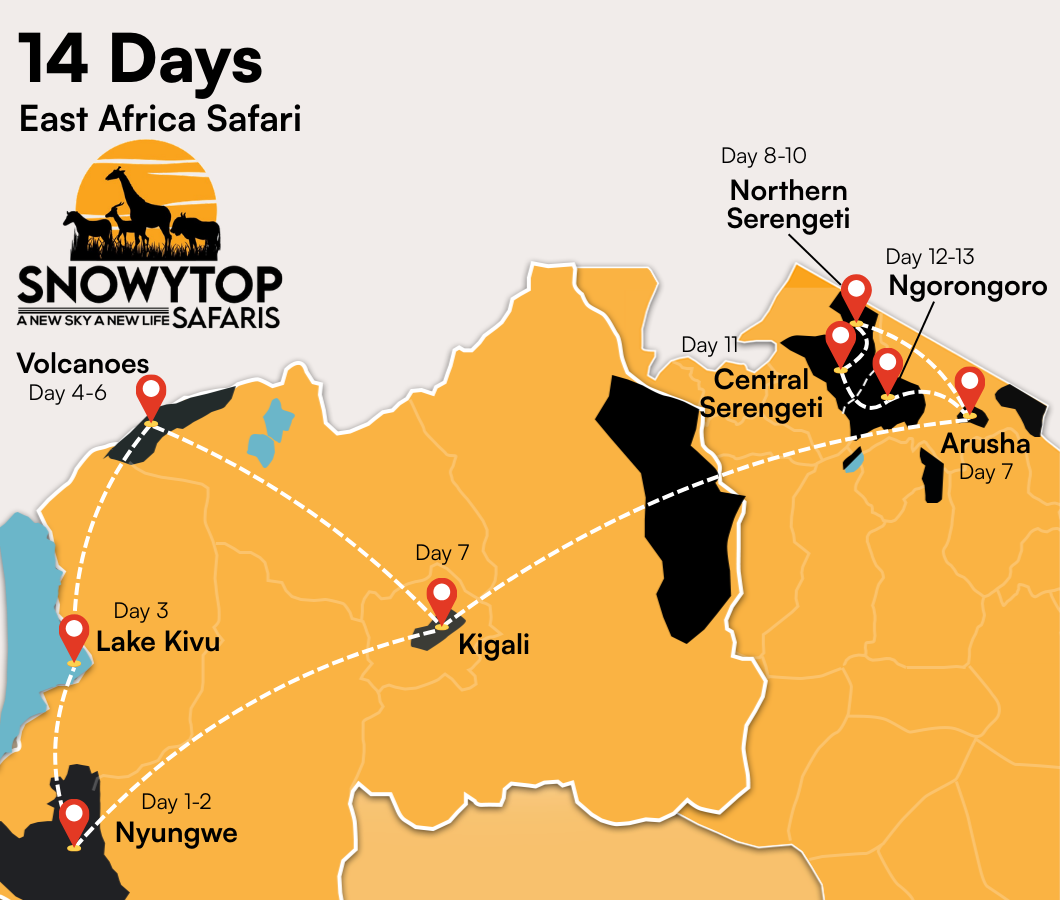 14 Days Luxury East Africa Safari
