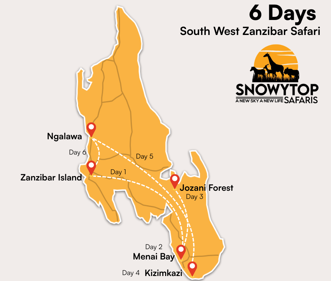 6 Days South West Zanzibar