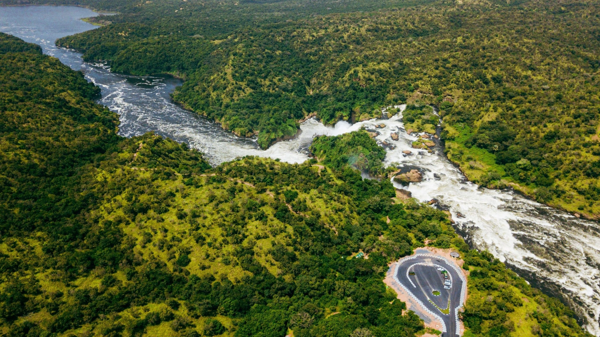 Murchison Falls Aerial View