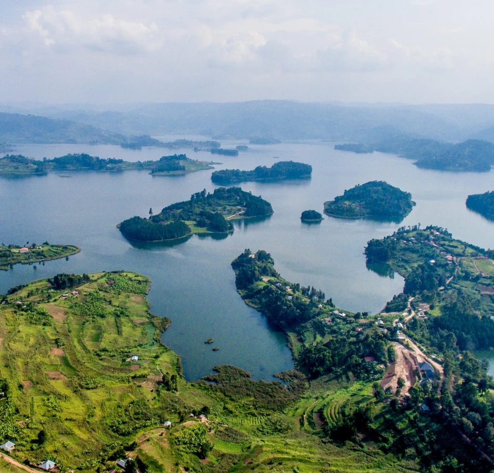 Island-Strewn Highland Lake 